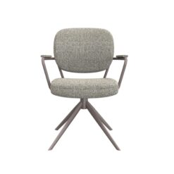 Eetkamerstoel Basel Grijs Boucle