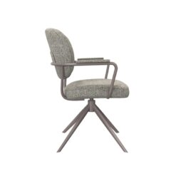 Eetkamerstoel Basel Grijs Boucle