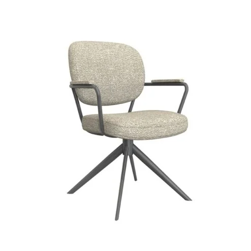 Eetkamerstoel Basel Naturel Boucle