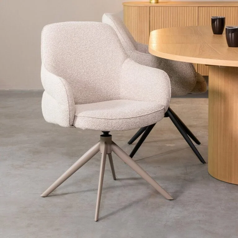 Eetkamerstoel Bern Naturel Boucle