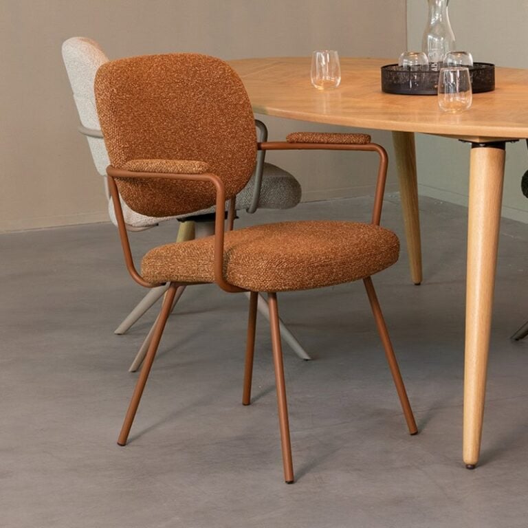 Eetkamerstoel Lausanne Coral Boucle