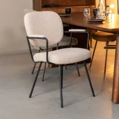 Eetkamerstoel Lausanne Naturel Boucle