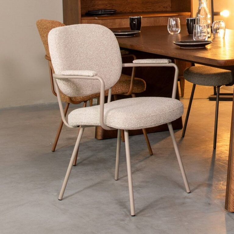 Eetkamerstoel Lausanne Naturel Boucle