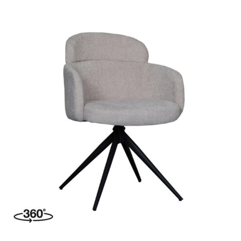 Eetkamerstoel Levi Naturel Stof