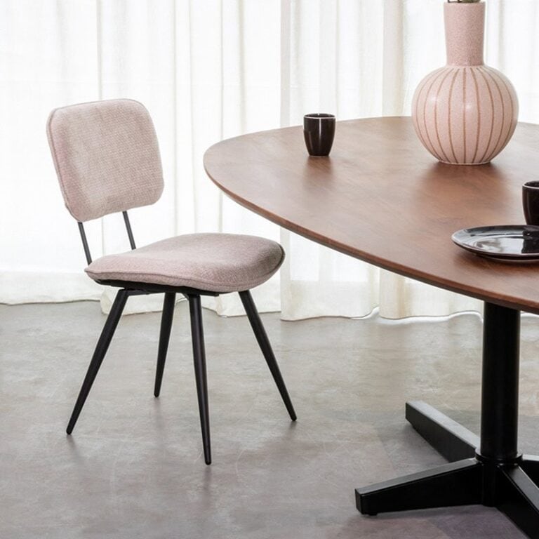 Eetkamerstoel Liva Naturel Stof