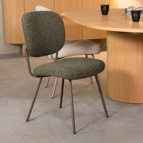 Eetkamerstoel Singapore Forest Boucle