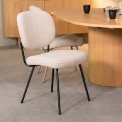 Eetkamerstoel Singapore Naturel Boucle