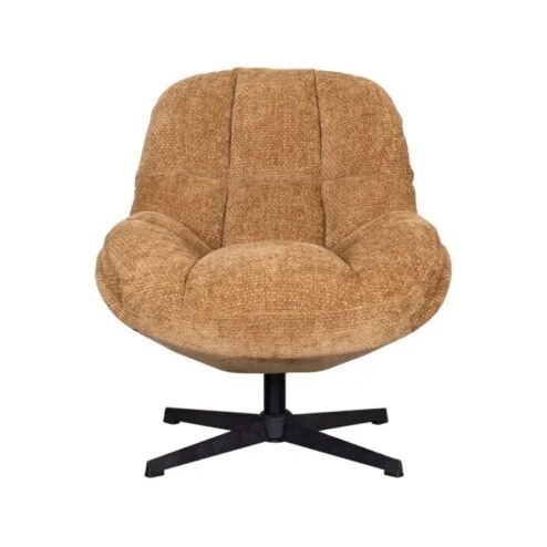 Fauteuil Huxley Cognac Stof