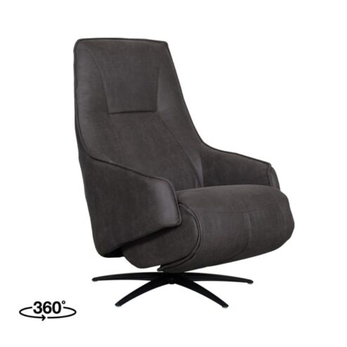 Fauteuil Odense Antraciet Microleder