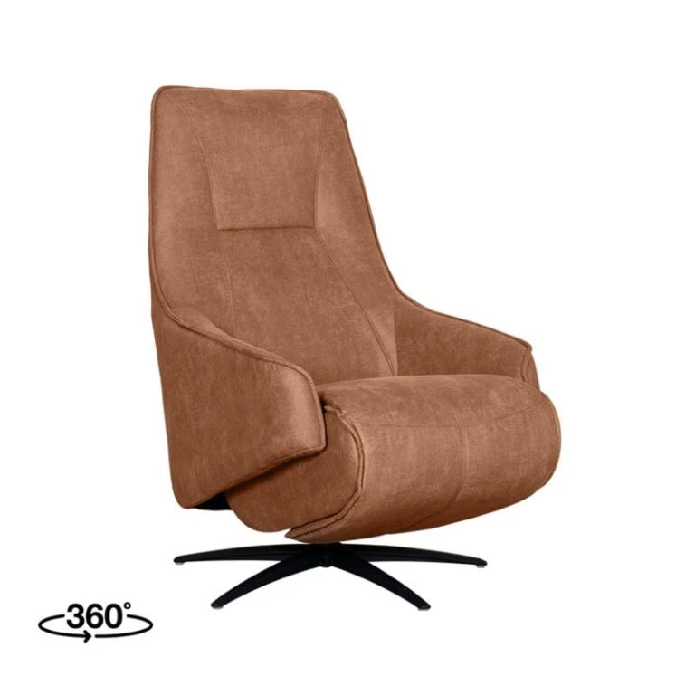 Fauteuil Odense Cognac Microleder