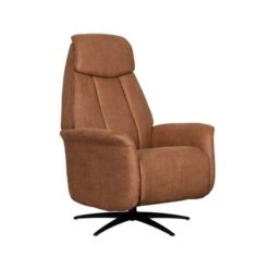 Fauteuil Oslo Cognac Microleder