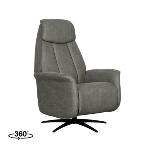 Fauteuil Oslo Taupe Microleder