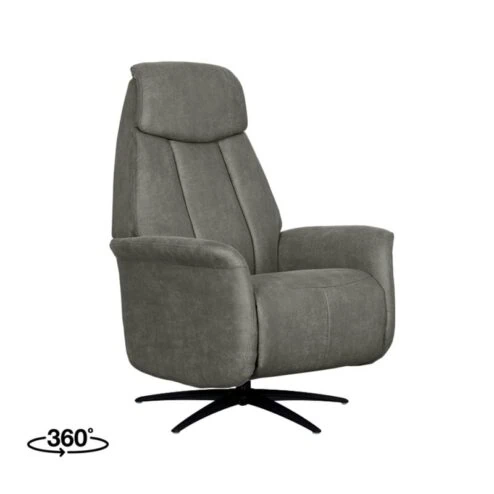 Fauteuil Oslo Taupe Microleder