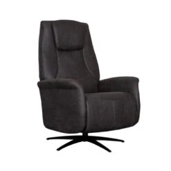 Fauteuil Stockholm Antraciet Microleder
