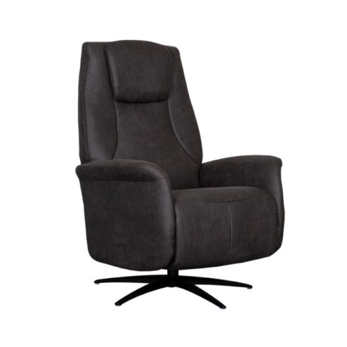 Fauteuil Stockholm Antraciet Microleder