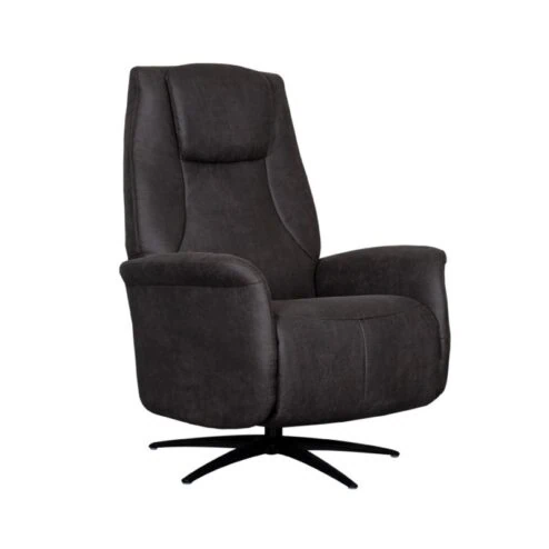 Fauteuil Stockholm Antraciet Microleder