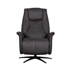 Fauteuil Stockholm Antraciet Microleder