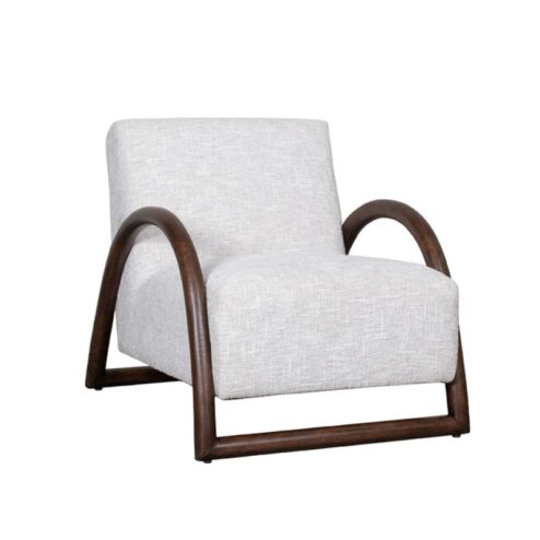 Fauteuil Viggo Naturel Boucle Eiken