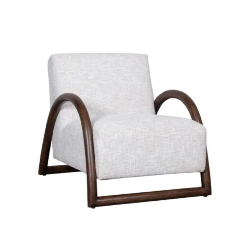 Fauteuil Viggo Naturel Boucle Eiken