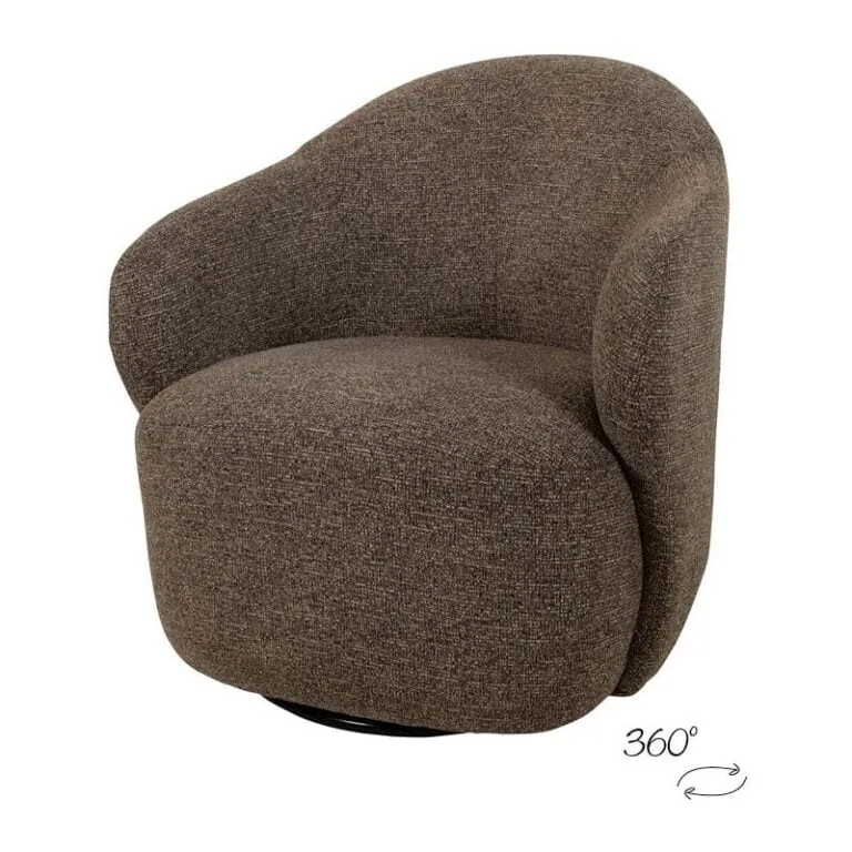 Jessey draaifauteuil Bruin