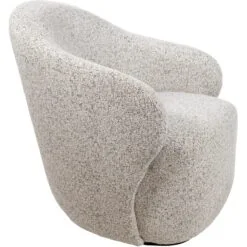 Jessey draaifauteuil Lichtgrijs