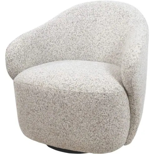 Jessey draaifauteuil Lichtgrijs