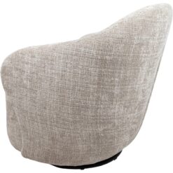 Jessey draaifauteuil Taupe