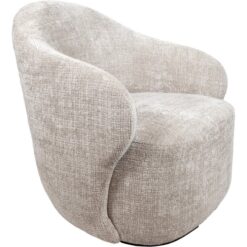 Jessey draaifauteuil Taupe
