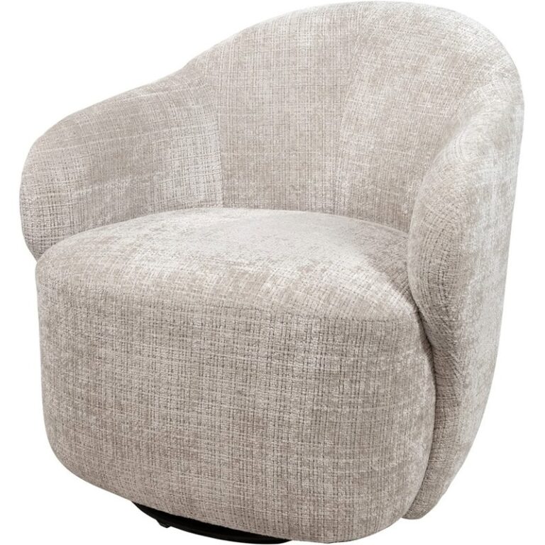 Jessey draaifauteuil Taupe