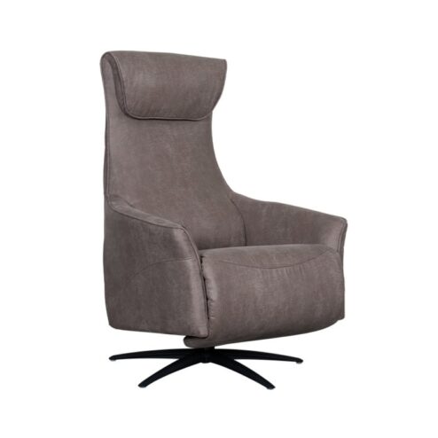 Lund Elektrische Fauteuil Taupe Microleder