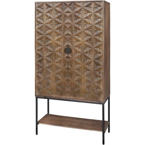 Mitchell Wandkast met onderplank Walnoot 100cm