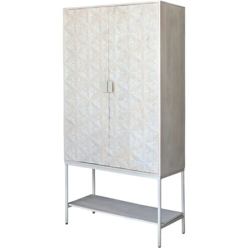 Mitchell Wandkast met onderplank Ashblond 100cm