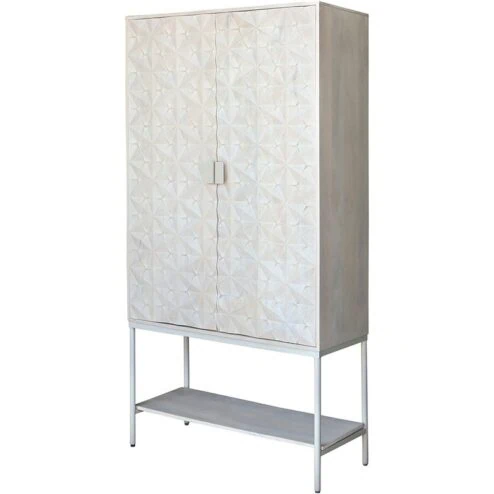 Mitchell Wandkast met onderplank Ashblond 100cm