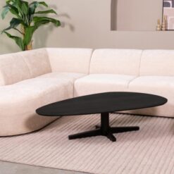 Salontafel Rosie Zwart Mangohout 140cm