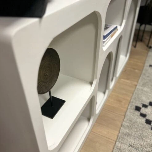 Zara Dressoir Mangohout Wit 160cm