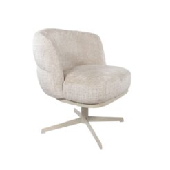 Zion eetkamerfauteuil draaipoot Taupe (1)