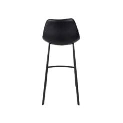 Barkruk Franky Zwart Hoog