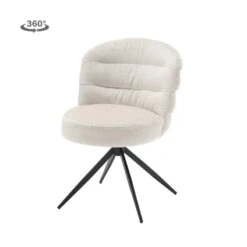 Carro Eetkamerstoel Gebroken wit