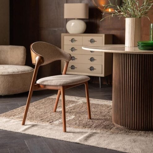 Eetkamerstoel Babington Walnoot