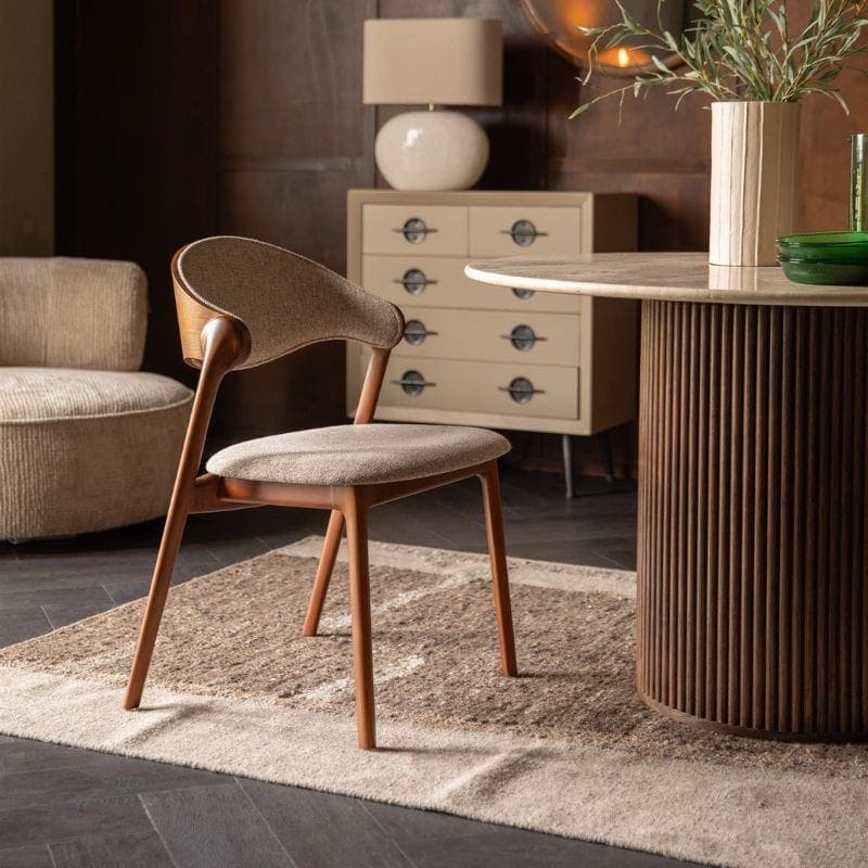 Houten eetkamerstoelen