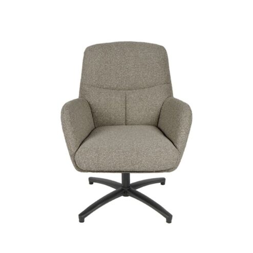 Fauteuil Chill Zone Mushroom Boucle Zwarte poot