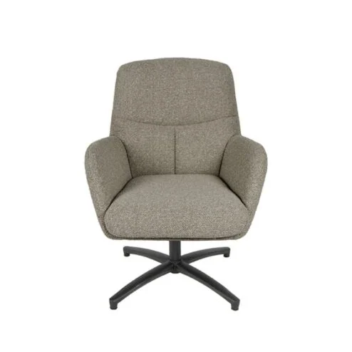 Fauteuil Chill Zone Mushroom Boucle Zwarte poot