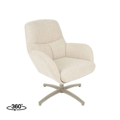 Fauteuil Chill Zone Naturel Boucle Taupe poot
