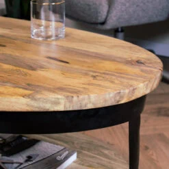 Emmy salontafel industrieel 120cm ovaal