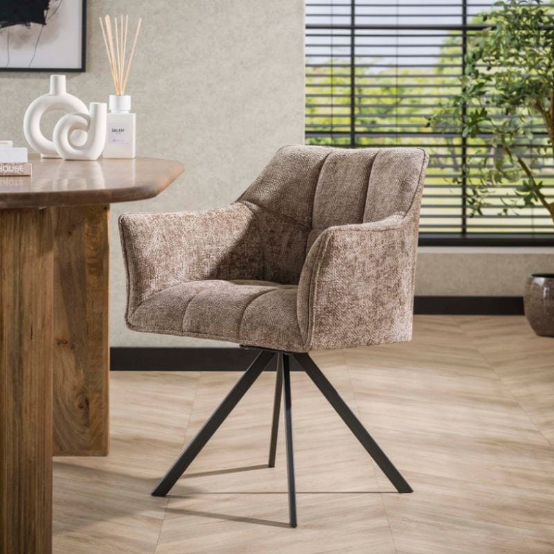 Kelly Eetkamerstoel rich Champagne