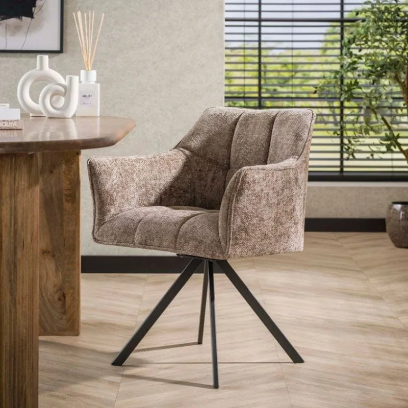 Kelly Eetkamerstoel rich Champagne