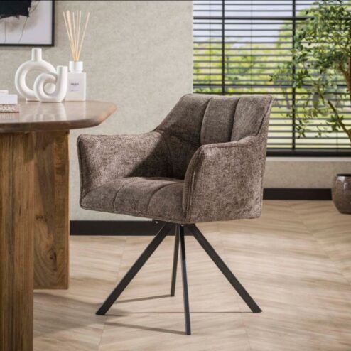 Kelly Eetkamerstoel rich Taupe