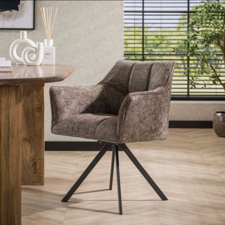 Kelly Eetkamerstoel rich Taupe