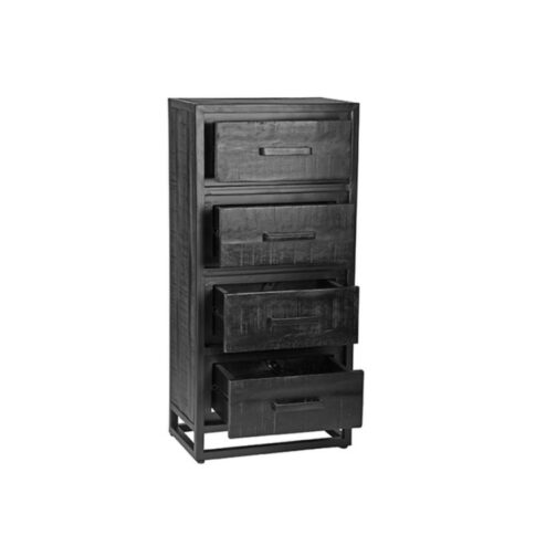 Ladekast Chili Zwart Mangohout 50cm