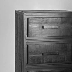 Ladekast Chili Zwart Mangohout 50cm